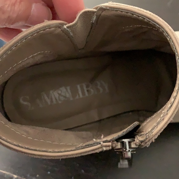 Sam&Libby ankle boots Sz7 wear on heels not upper - Picture 6 of 7